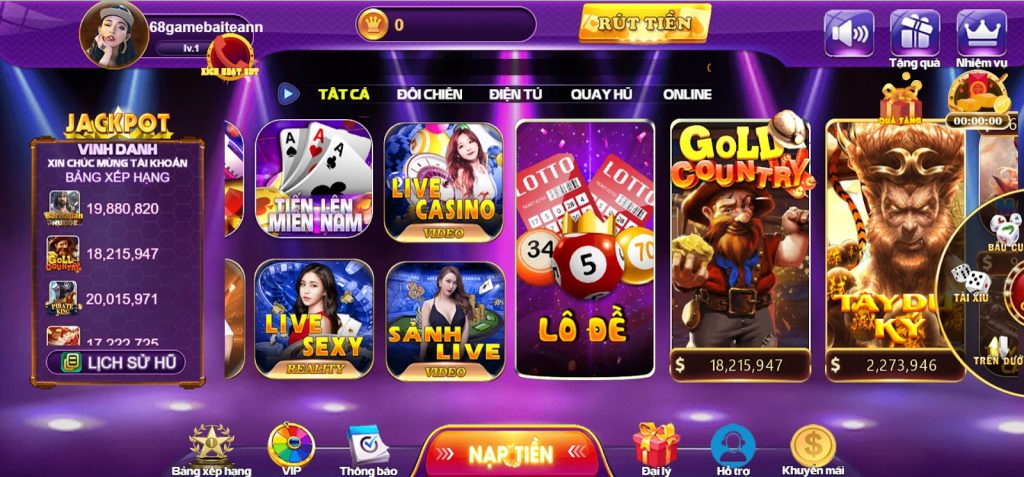 Giới thiệu tổng quan về Lô Đề 68 game bài