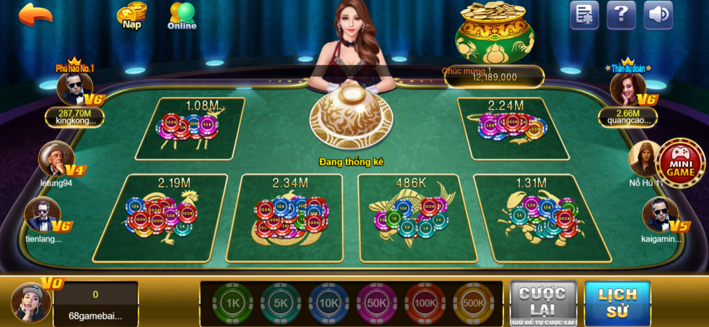 Kinh nghiệm chơi Bầu Cua tại 68 game bài hay để tự tin thắng lớn