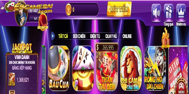 Thần tài đến là một slot game với rất nhiều dạng hấp dẫn, mới mẻ và thu hút